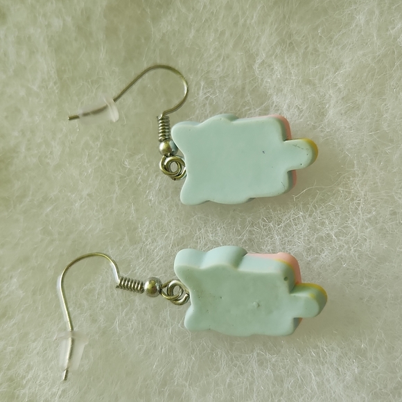 Lightweight cat popsicle earrings - Picture 2 of 3